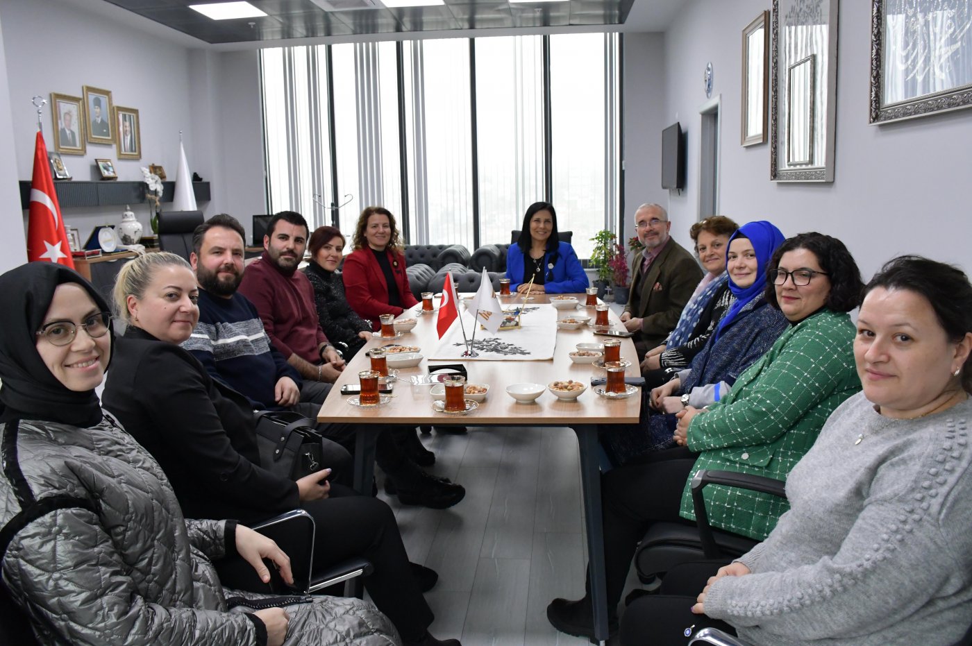 Gülçin ANMAÇ Çamlık BALMEK Binamızı Ziyarette Bulundu